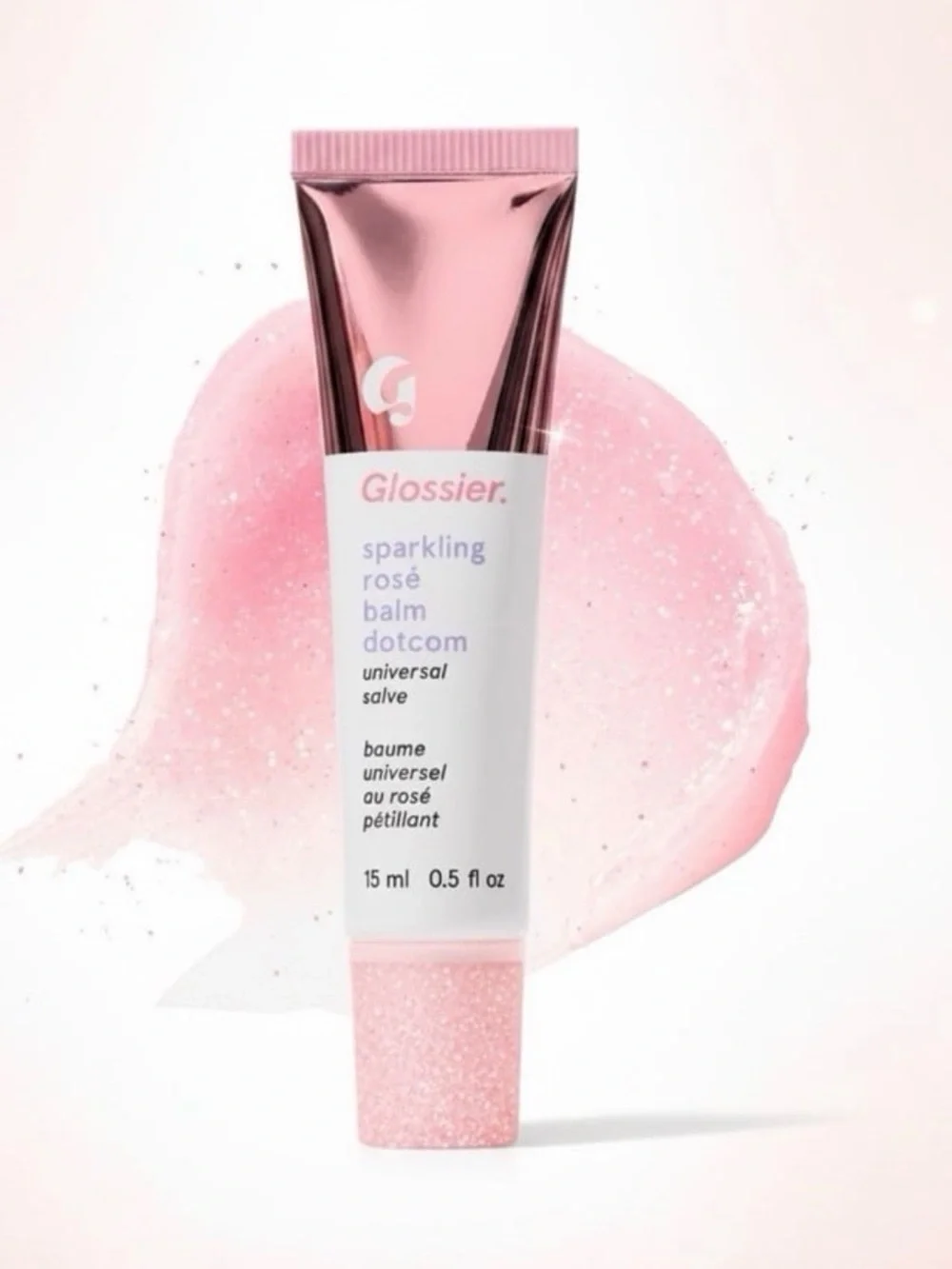Glossier SPARKLING ROSÉ Balm Dotcom Limited Edition ••NEW IN BOX.